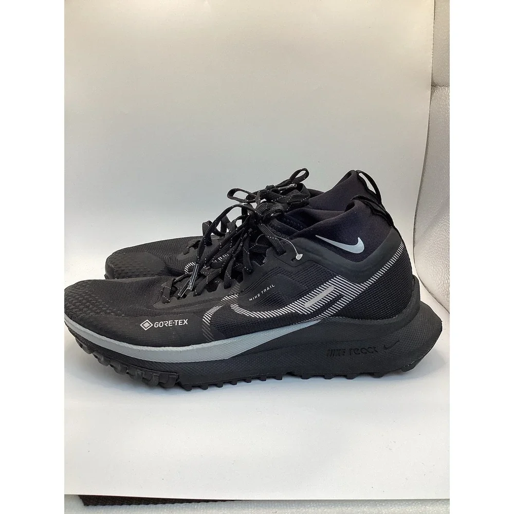 Size 9 - Nike React Pegasus Trail 4 GORE-TEX Black Reflect Silver